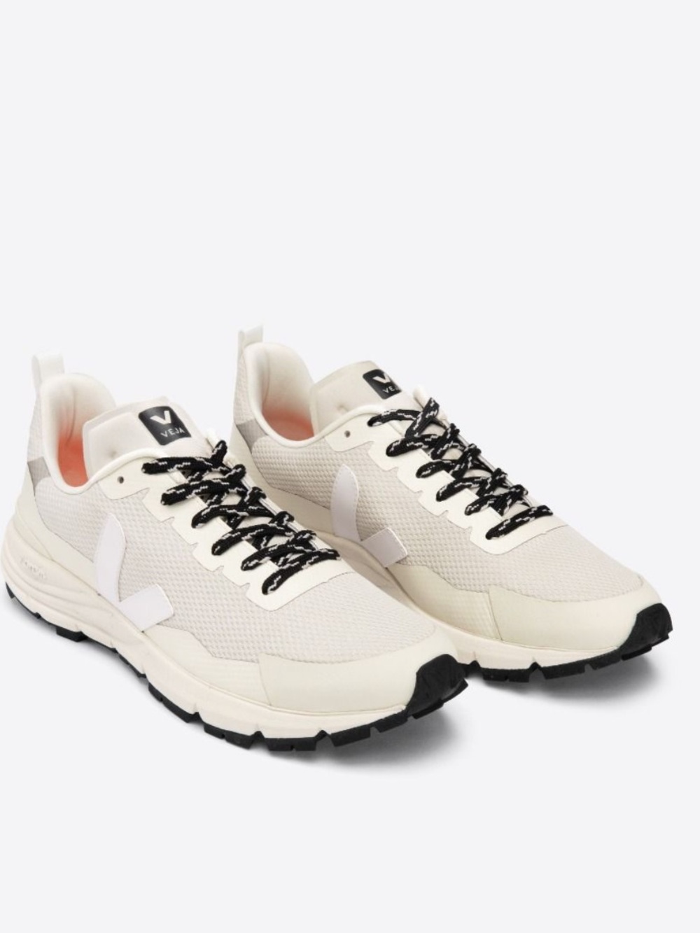 Veja Dekkan Alveomesh Hiking Sneakers Shoes Natural/White Trainers Sz 7.5